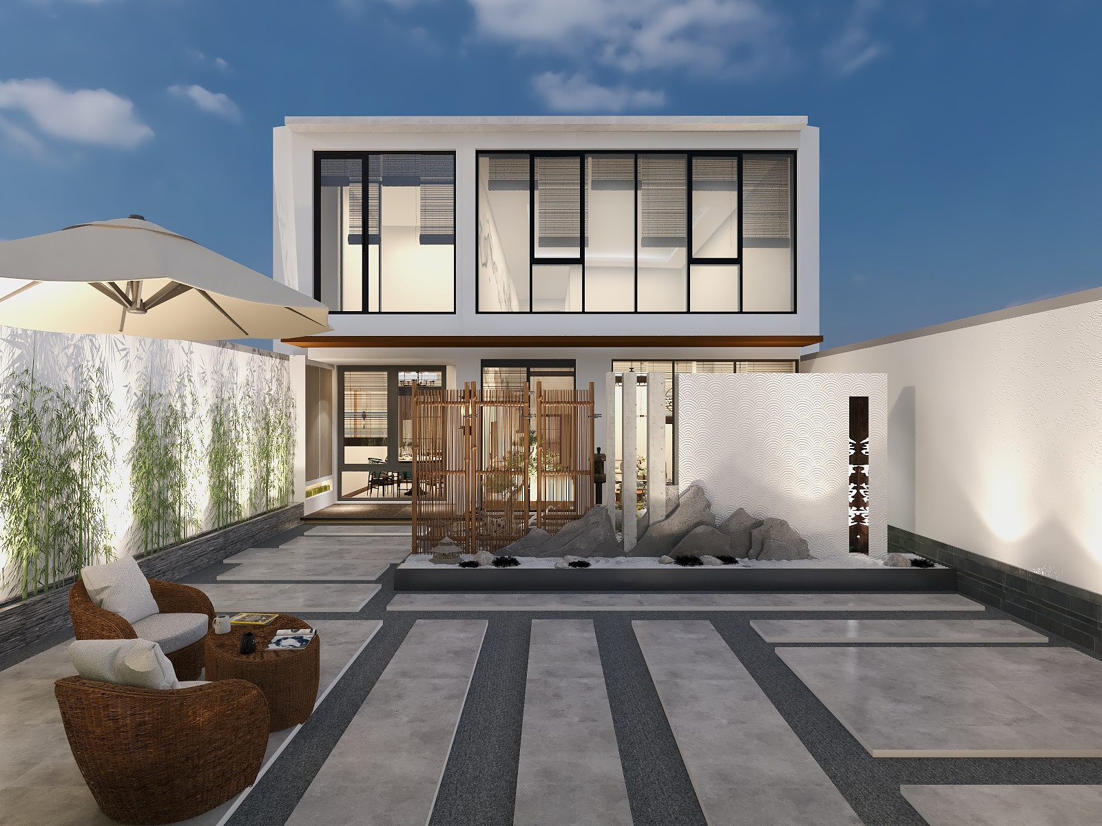 -BLUEMAN-灵石（舍下草堂）-院子-装修设计方案