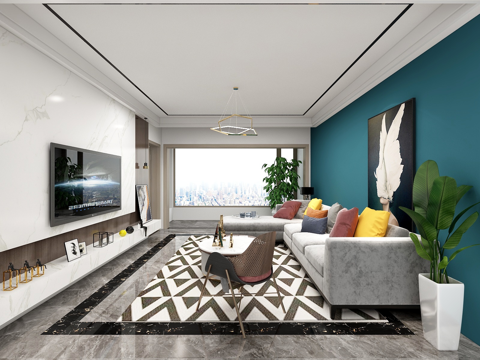 柠甯JjXx-青橙紫苑装修效果图