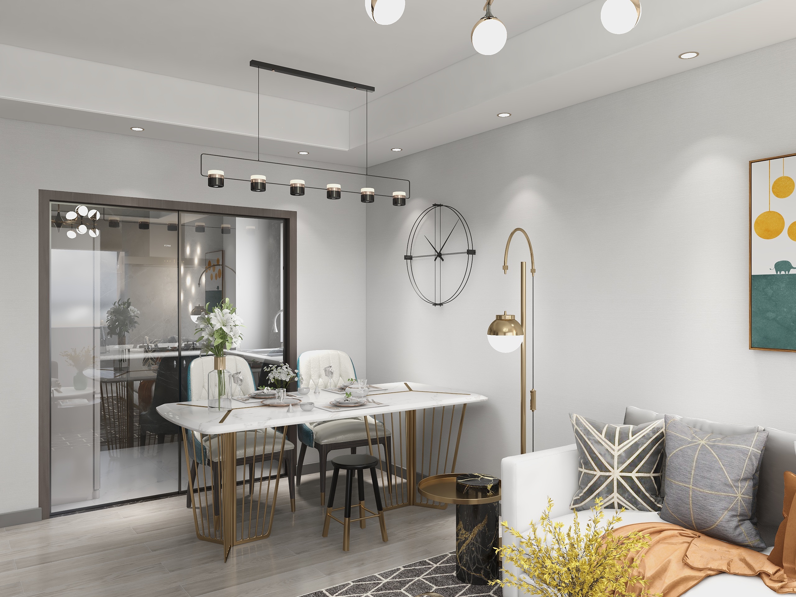 设计师a鑫-越秀江南悦府-装修设计方案