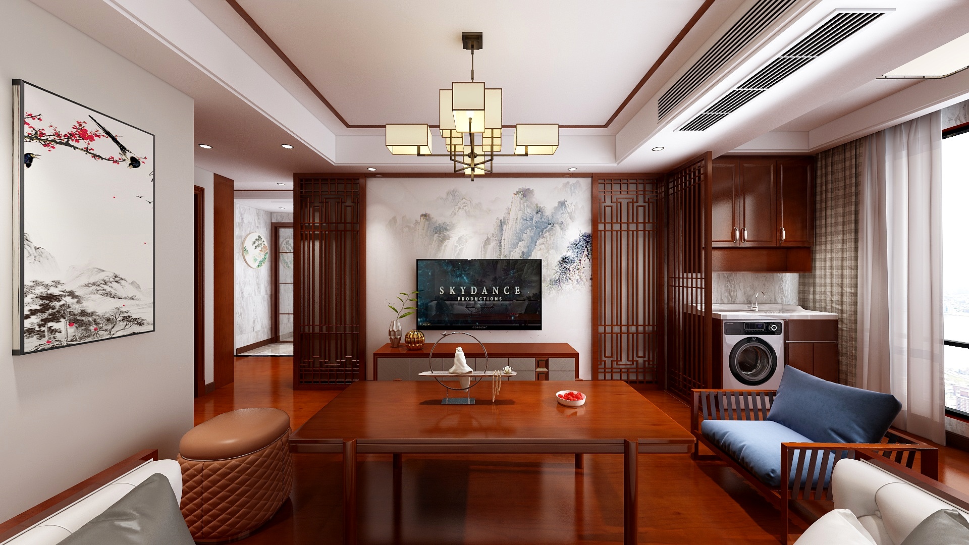 刘安明-古典中式装修效果图