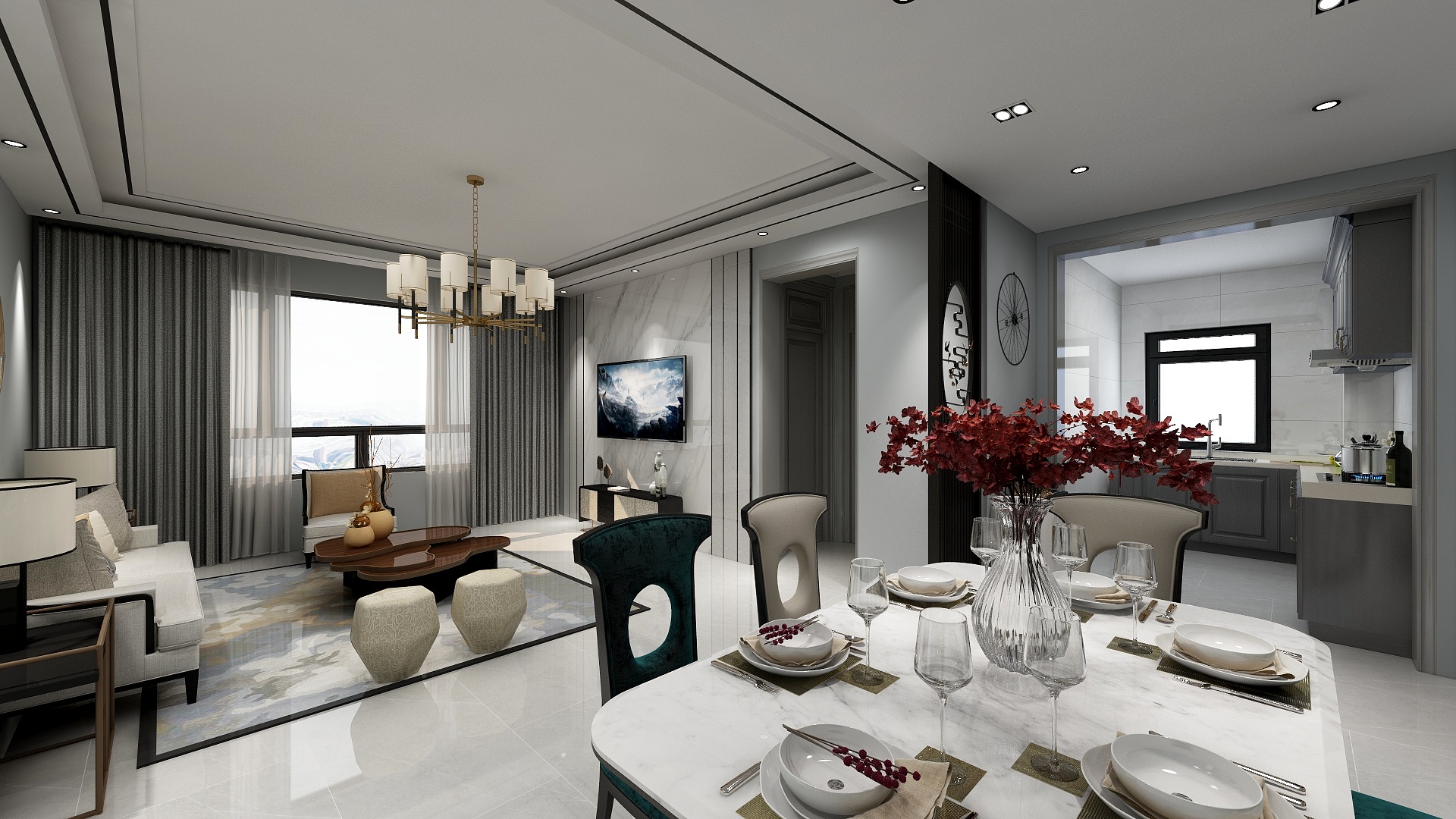 古斯装饰15703660055-摩尔城5-2-1002-装修设计方案