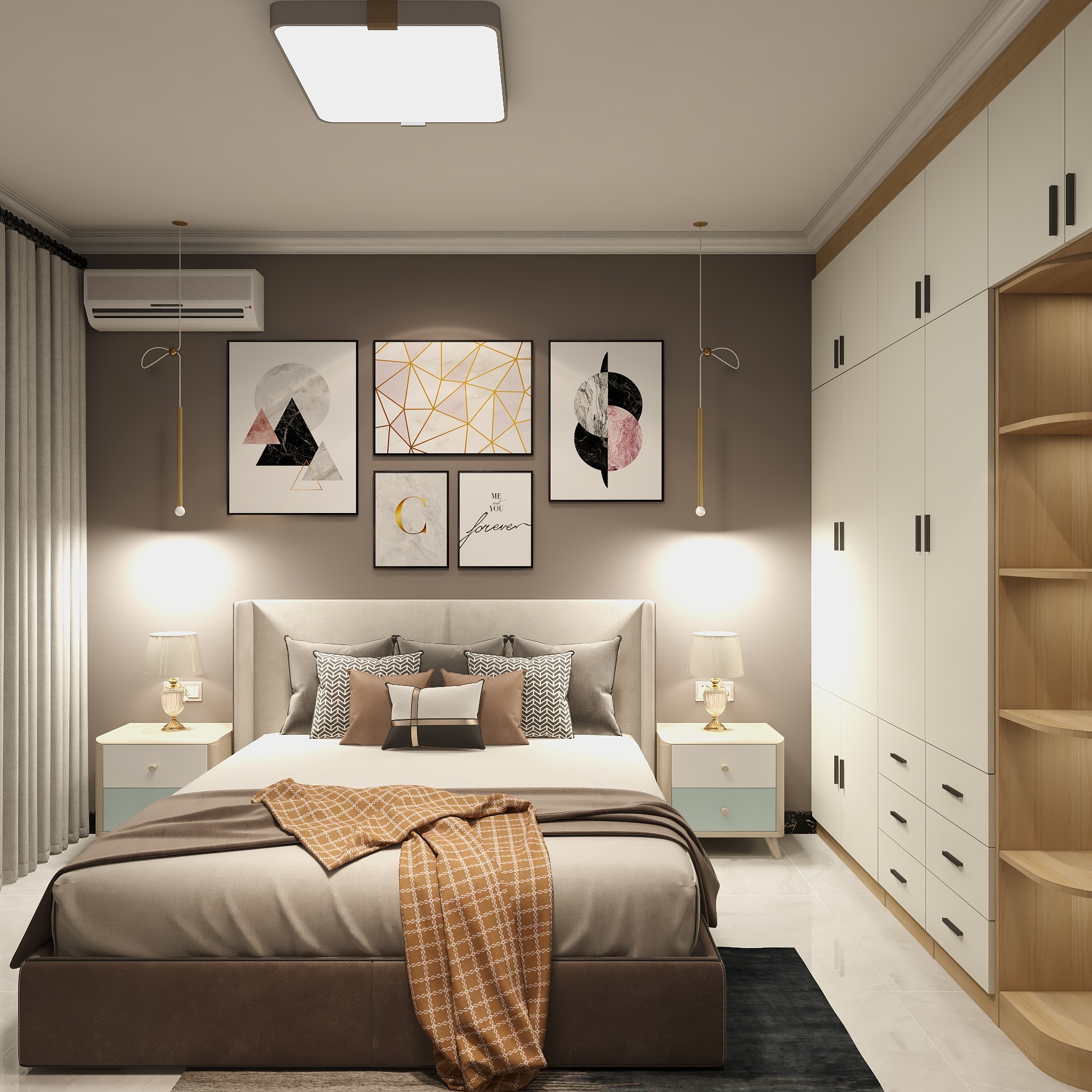 硕硕姓李-76㎡暖暖的粉红心，宠你爱你给你最好的美丽装修效果图