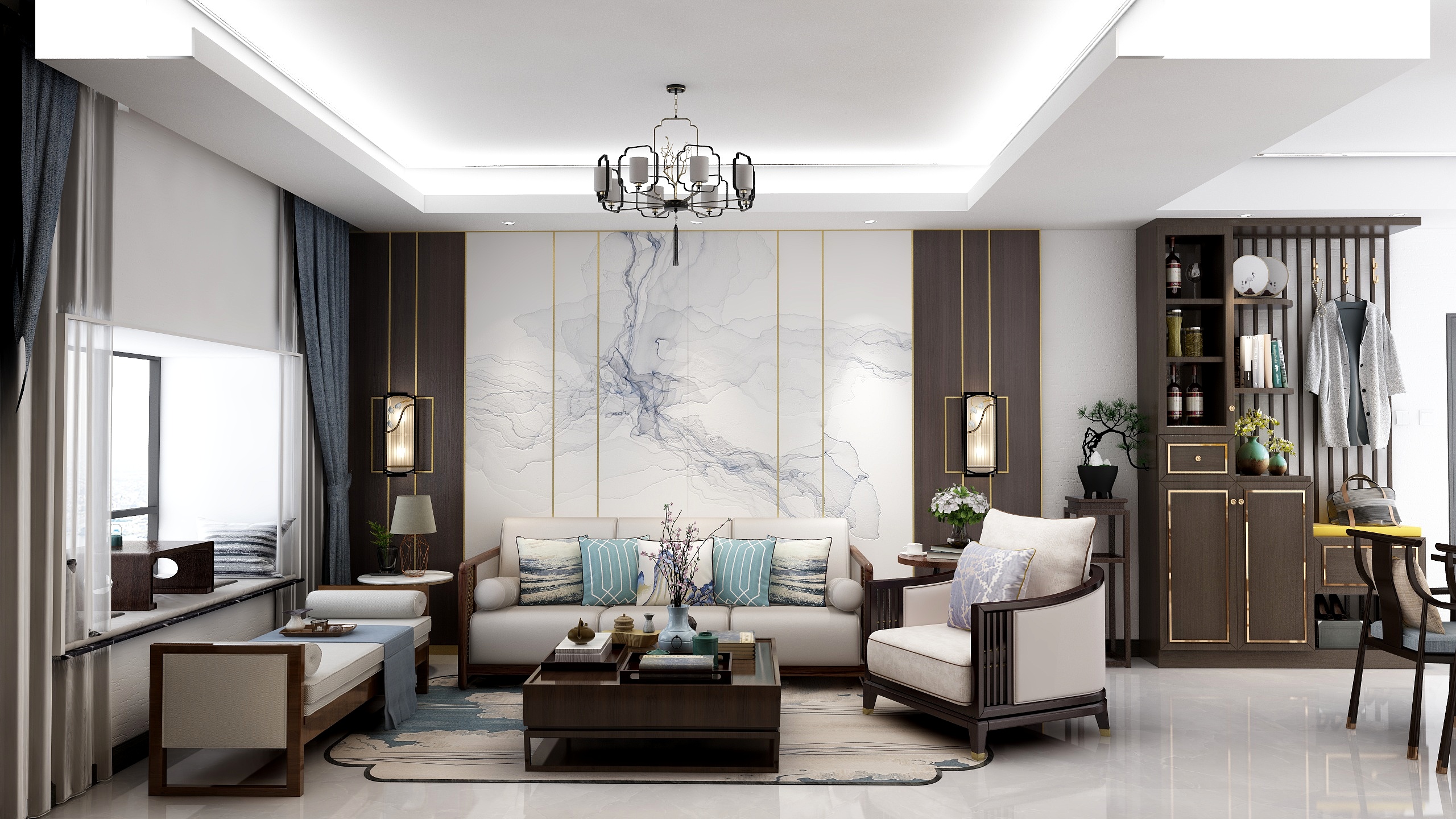 DesignerLinHan-闲居-新中式-装修设计方案