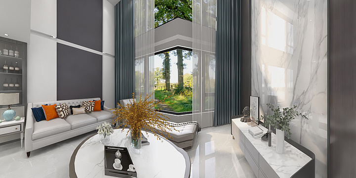 红宝石墙布软装-观棠府17-2-301吴女士雅居-装修设计方案