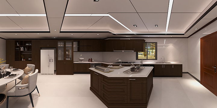 杭州临安法狮龙吊顶-太阳富源村【卢老板】厨房餐厅-装修设计方案