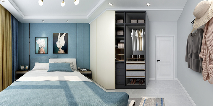 _闪烁_-卧室练习-装修设计方案