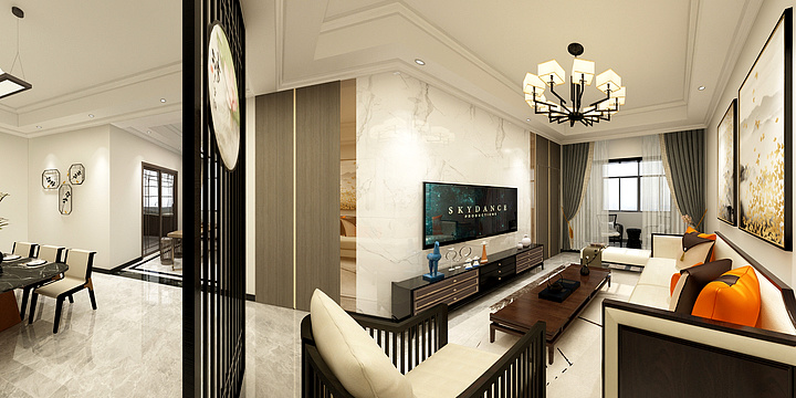 鹿也仙踪-新中式雅居-副本-装修设计方案