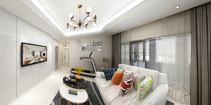 Miao前所未有-瑞和园89.50㎡B户型3室2厅1卫-装修设计方案