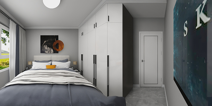 专业室内设计24-幸福里2-2-804-装修设计方案