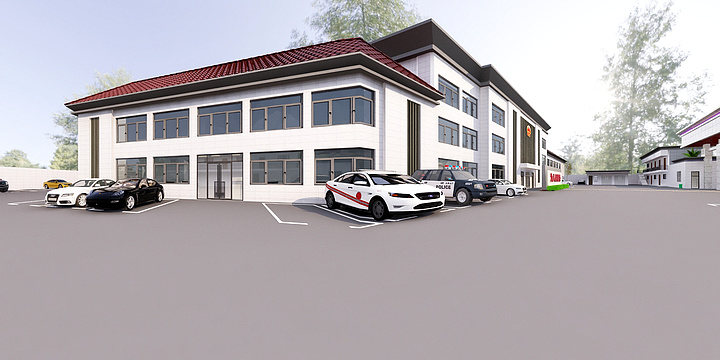 AR设计-柴胡店镇镇府大楼改造-副本-装修设计方案