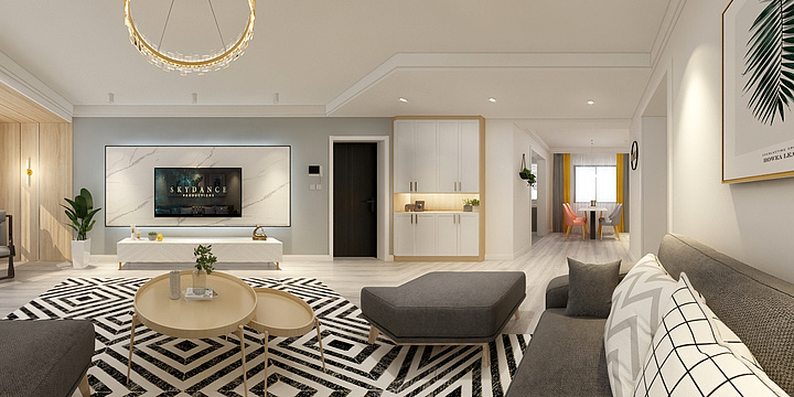 齐Design-时代天骄-装修设计方案