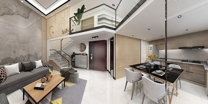 寒憶空间设计-鲁能海蓝公馆-装修设计方案