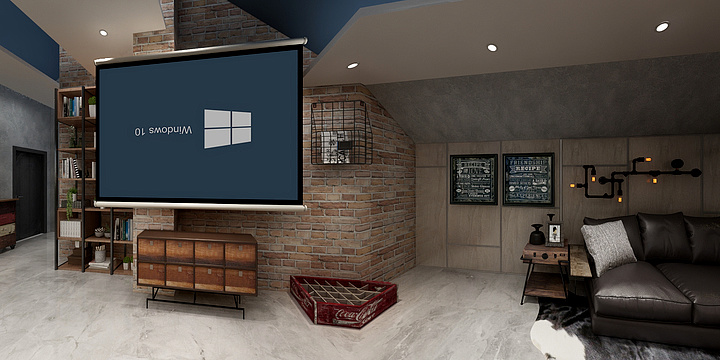 沈箭I5025169656-阁楼--工业风-装修设计方案