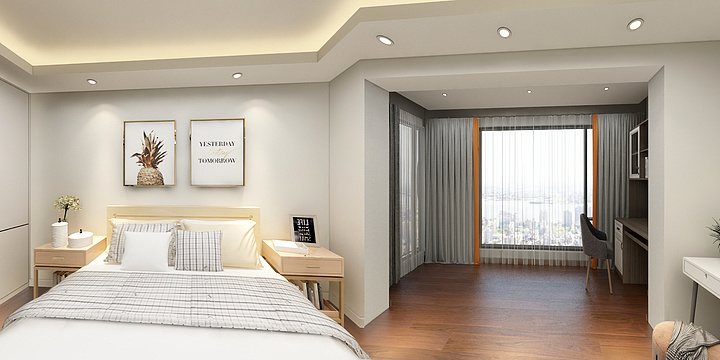 思瀚设计-宏宇天御江畔王小姐雅居-装修设计方案