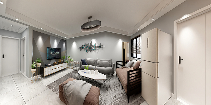 蒋金平-现代-简约-装修设计方案