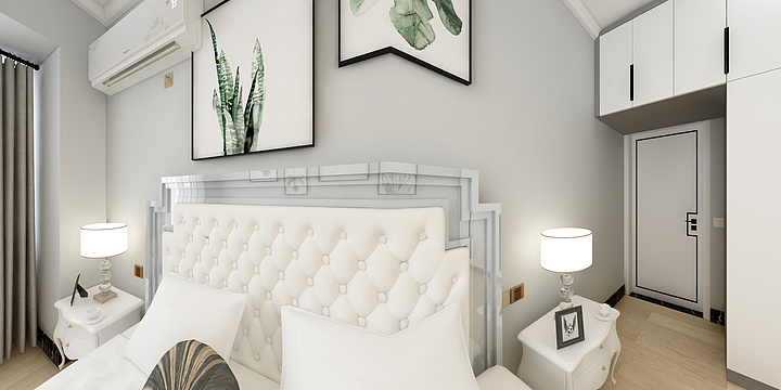 顶效方宇装饰-河塘郡园10栋2402效果图-副本-装修设计方案