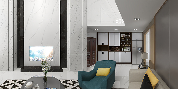 黄伟设计师-光泽锦江新城复式楼607-装修设计方案