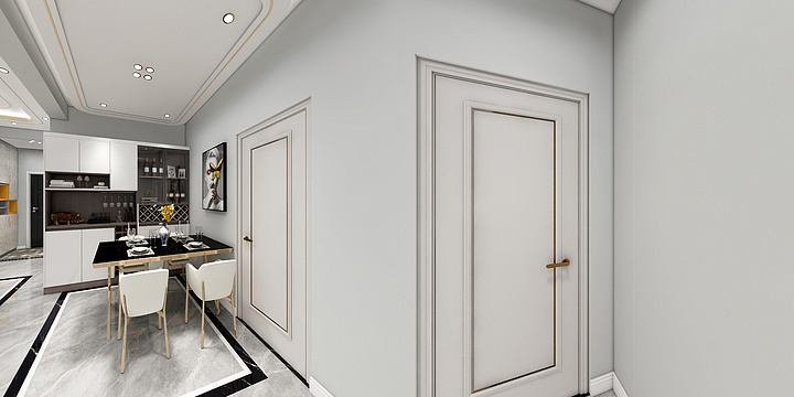 品创装饰小朱-豪庭三居室方案二-装修设计方案