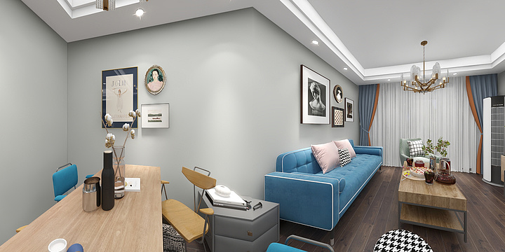 灵均设计-祥和97.3-装修设计方案