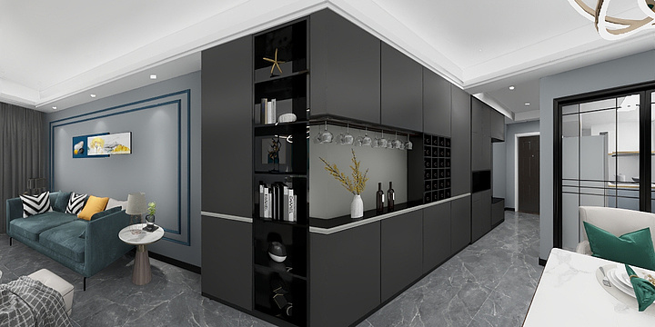 辉哥美居-香汇融江18#1002-副本-副本-装修设计方案