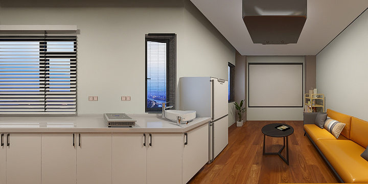 徒羡鱼-大冶忠信装饰武汉供电公司休息室-装修设计方案