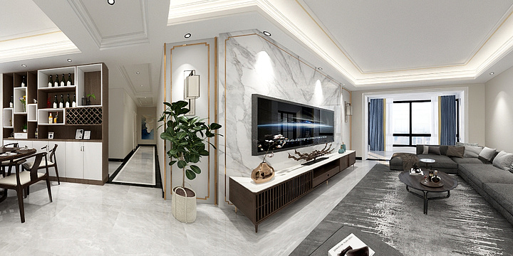 A于思琴装饰装修设计-安仁雄森华府3栋02户型  侯总-装修设计方案