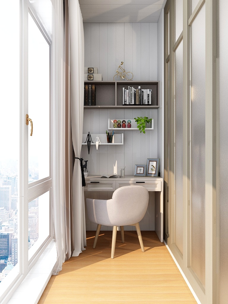 Z少-锦绣香江布查特二期2-1002叶秀玉大阳台-装修设计方案