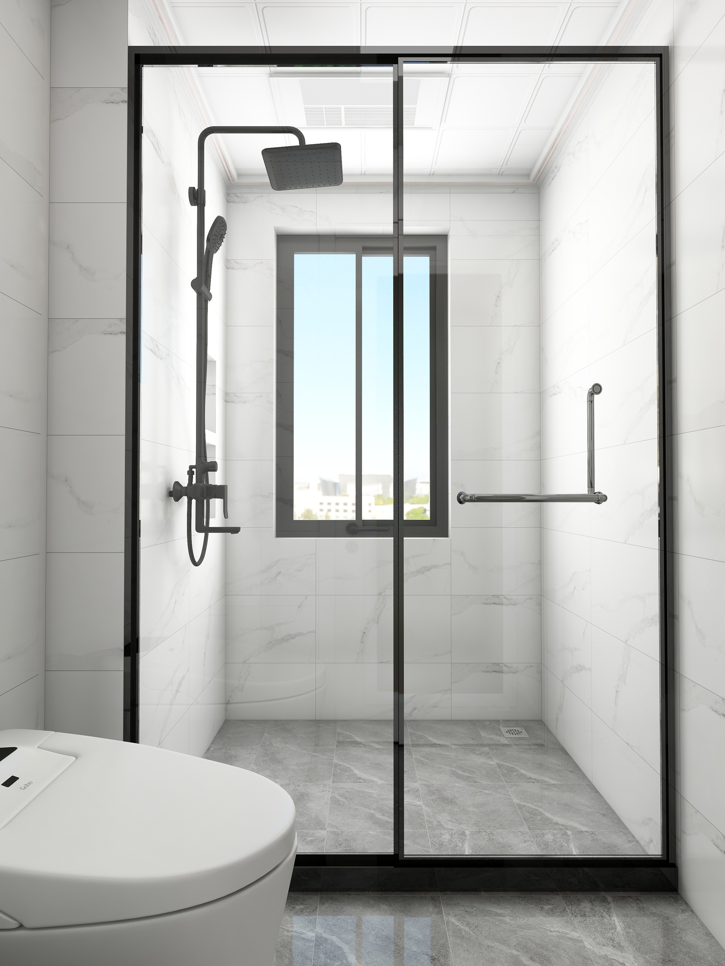 莫言空间设计-129方现代三居装修效果图