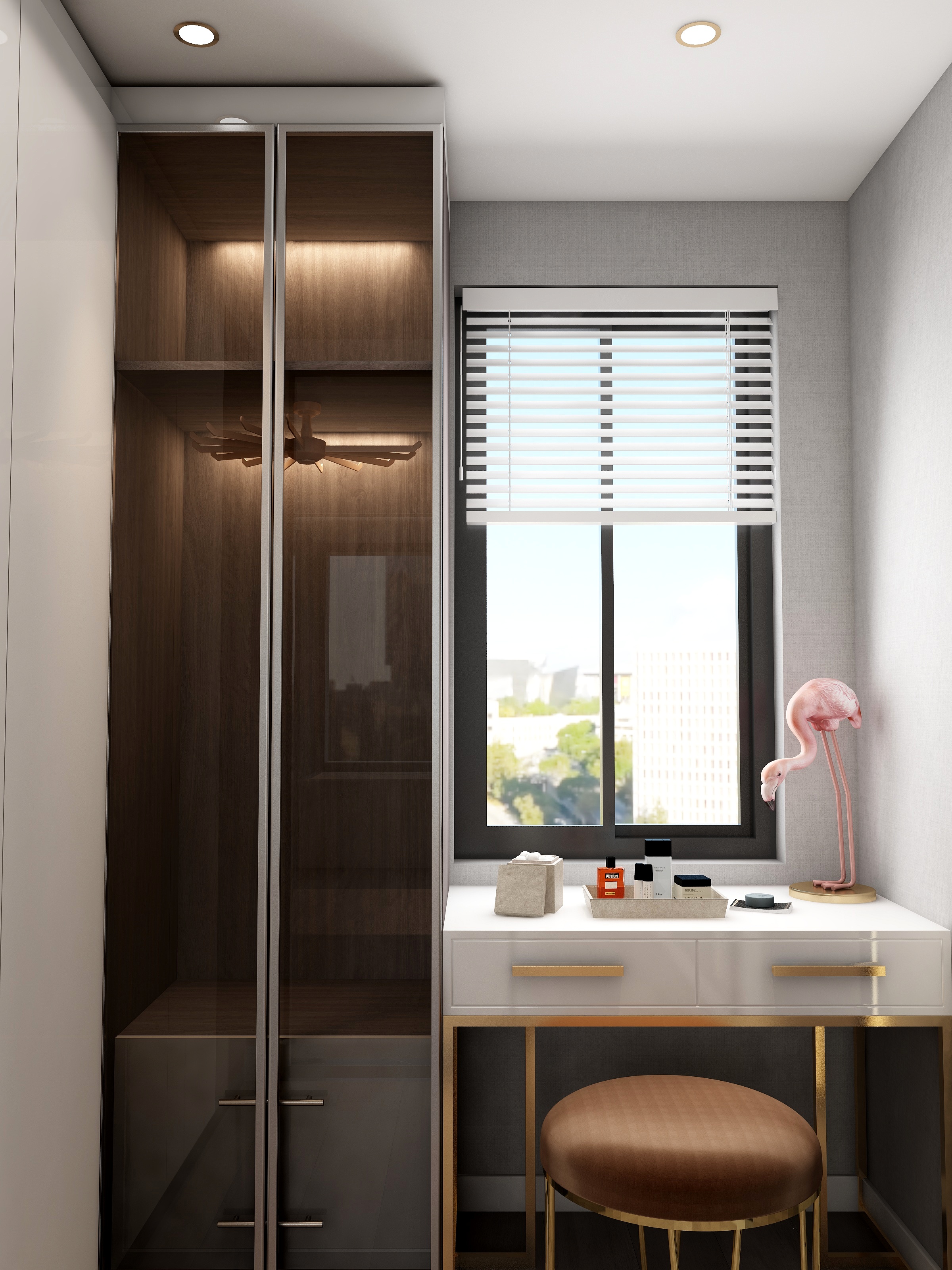 莫言空间设计-129方现代三居装修效果图