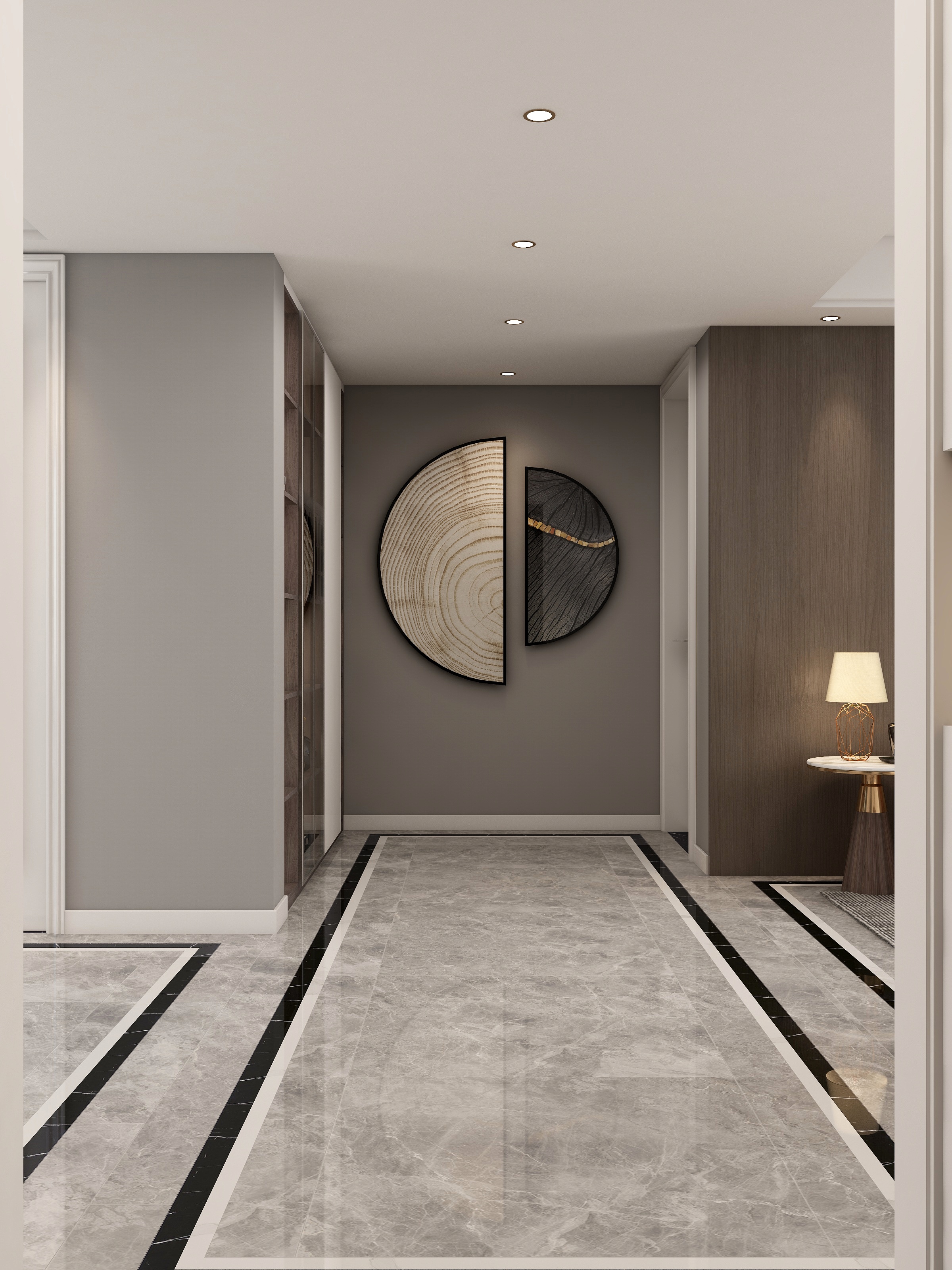 莫言空间设计-129方现代三居装修效果图