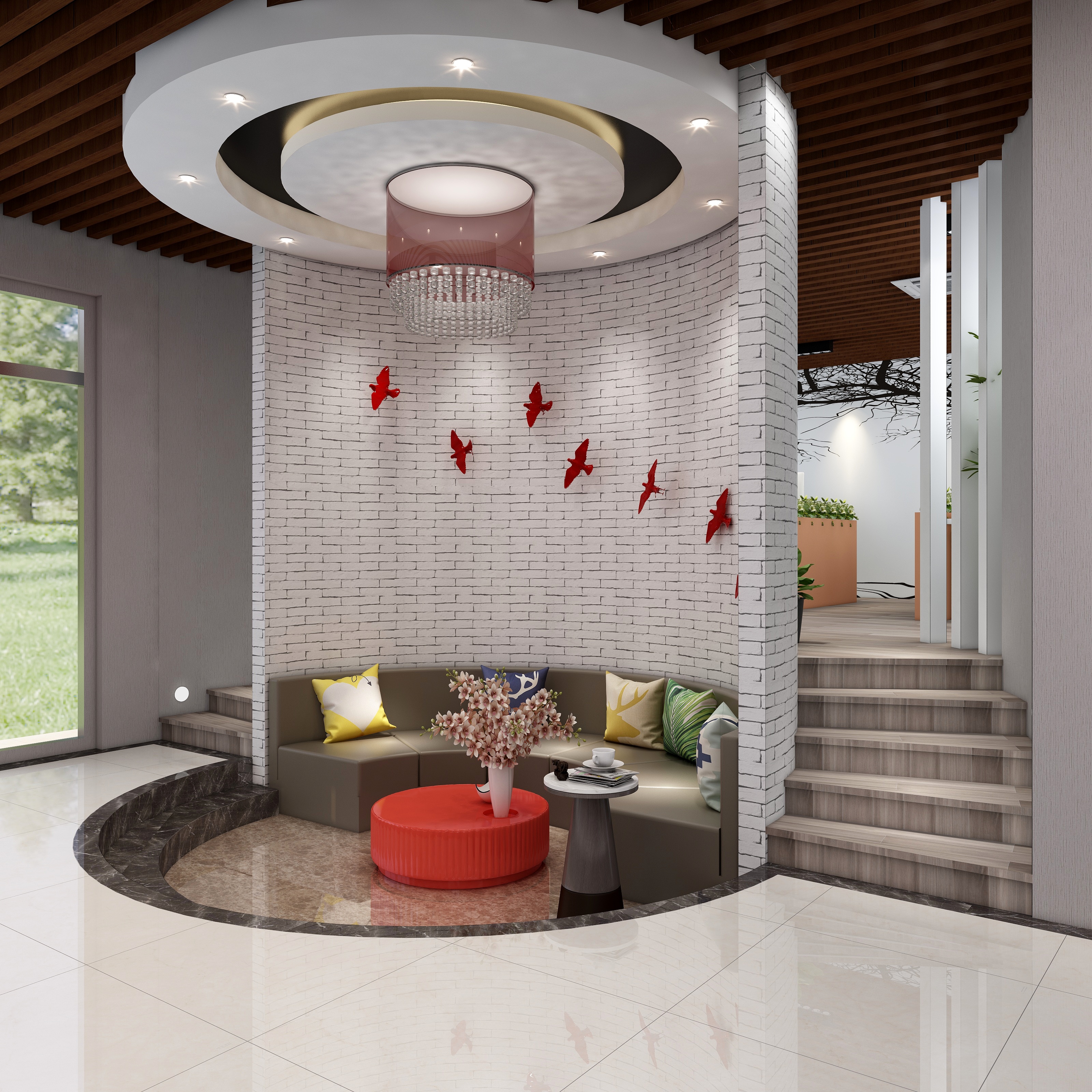 北风设计-现代简约办公室——城市格调-装修设计方案