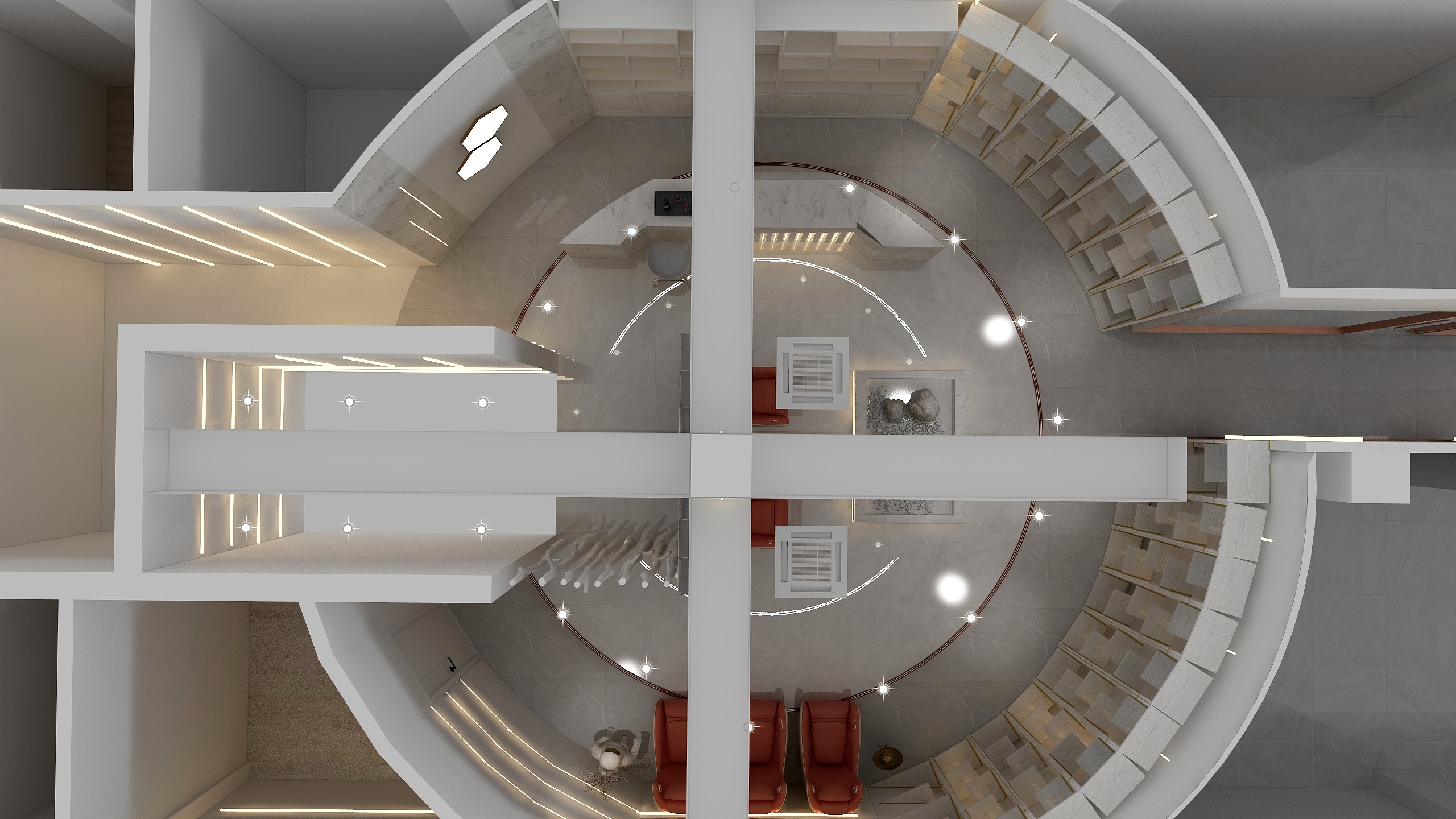 做一个设计师-科技感店面-装修设计方案