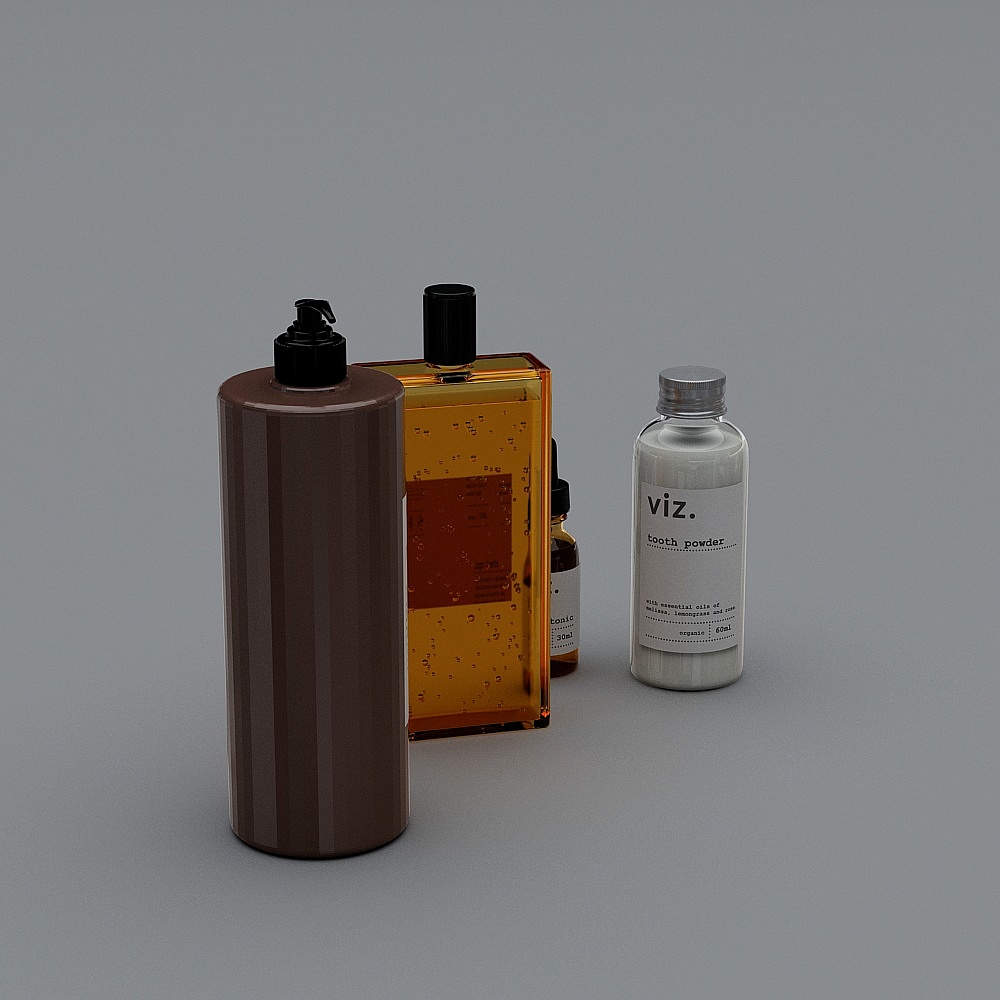 卫浴组合-化妆品类-233D模型