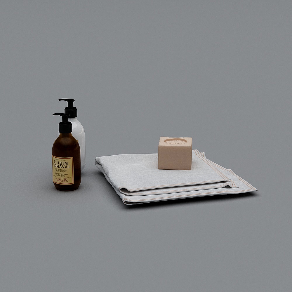卫浴组合-洗护日用-373D模型