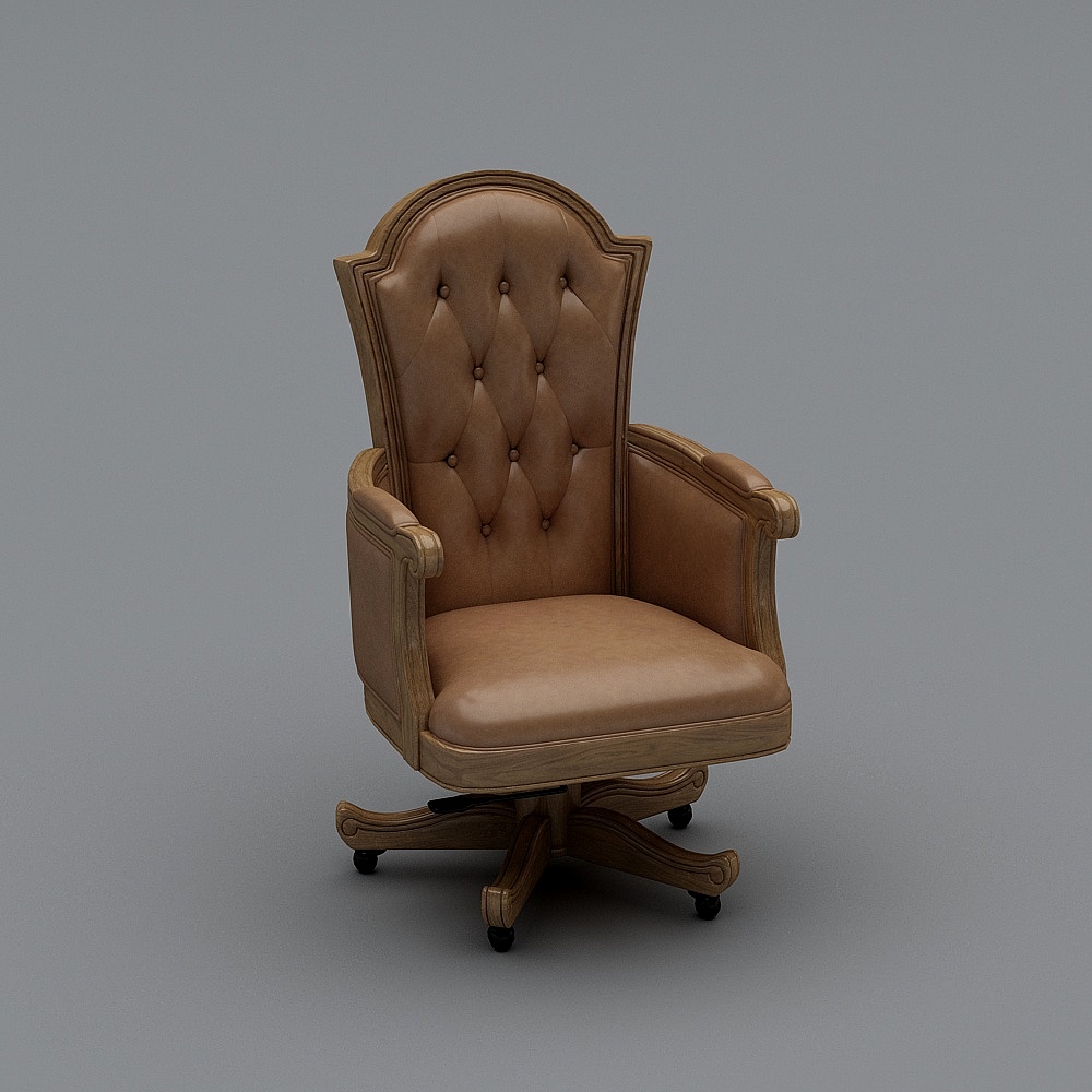 O643-书椅3D模型