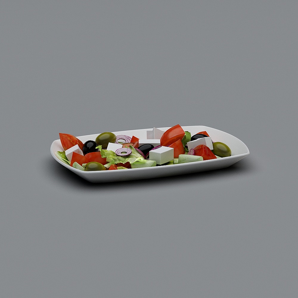 食物23D模型