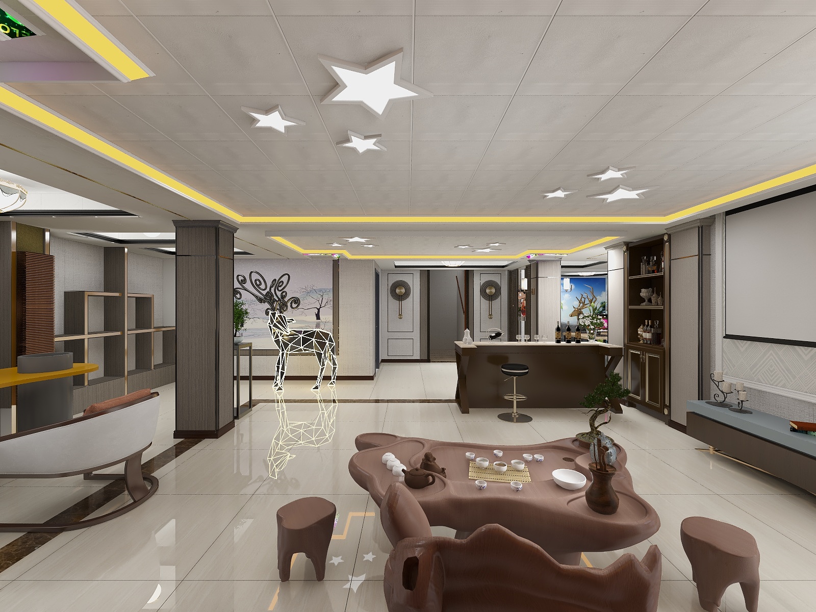 旧房改造家-现代·南山别墅-装修设计方案