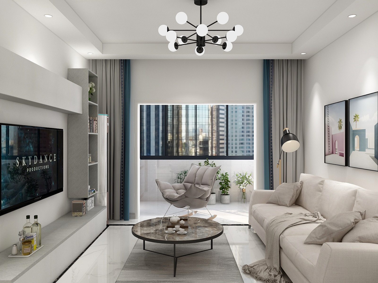 索菲亚设计师王震-dt现代简约wz-装修设计方案