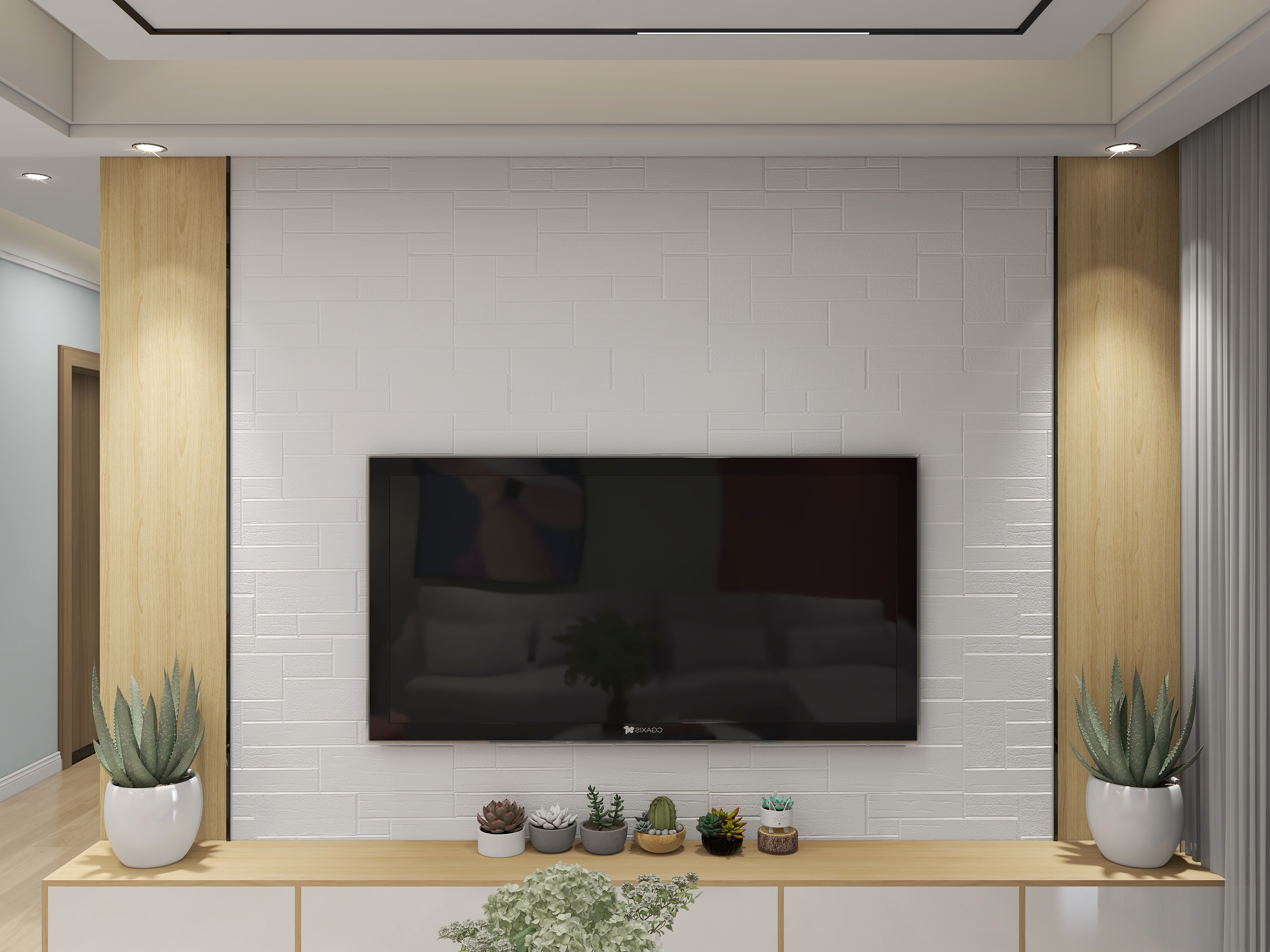 1陈俊1-3室2厅1卫1厨（北欧）-装修设计方案