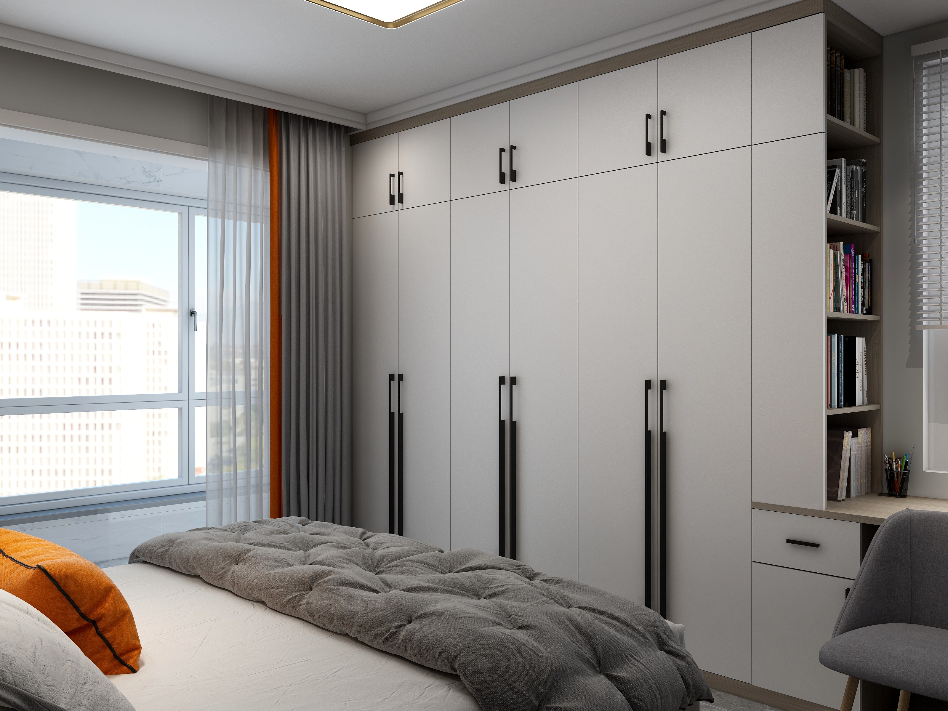 一个自由的流浪者-《恬·静》-神华康城-97平现代极简-装修设计方案