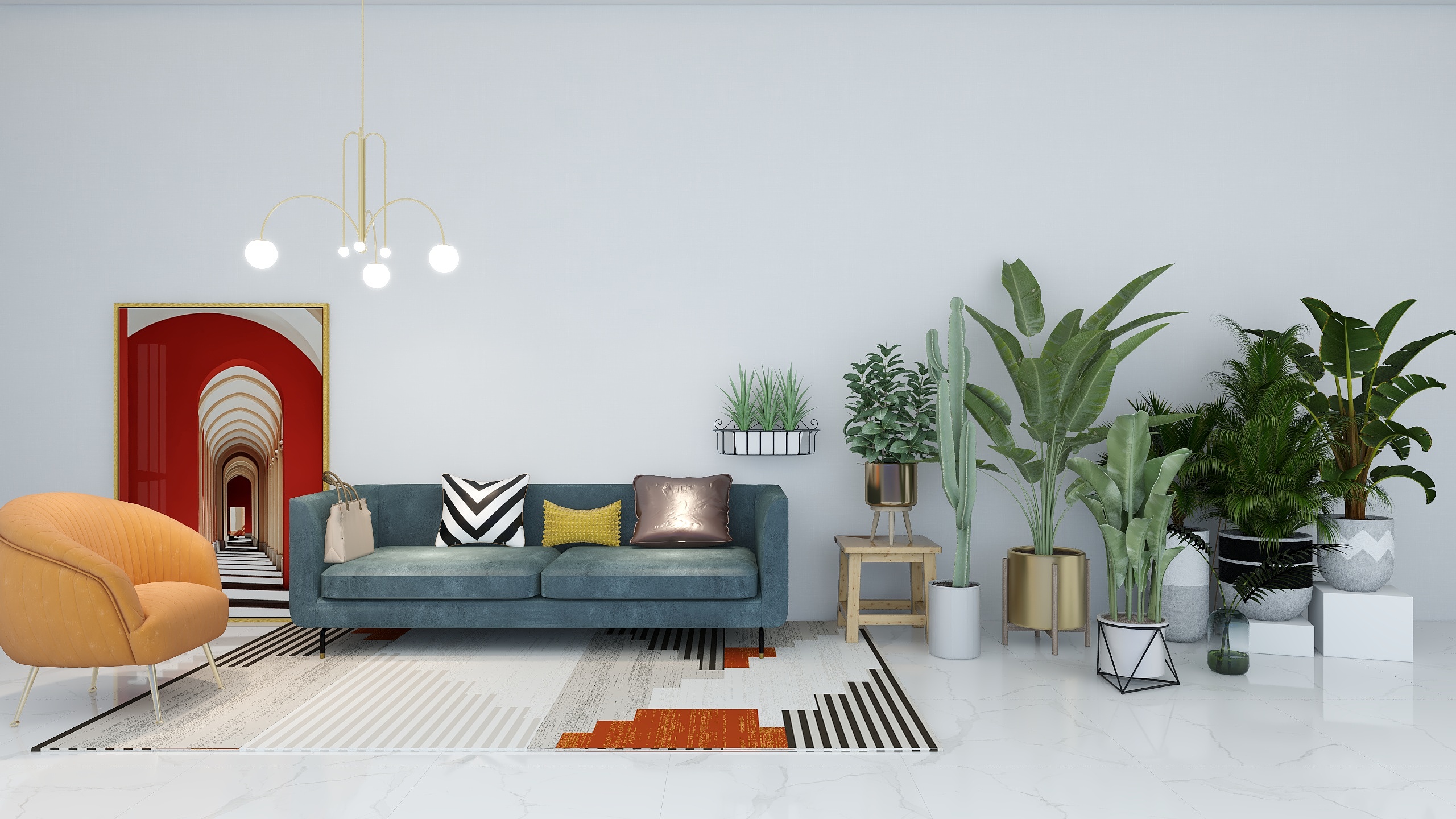 二两儿-客厅一角-装修设计方案