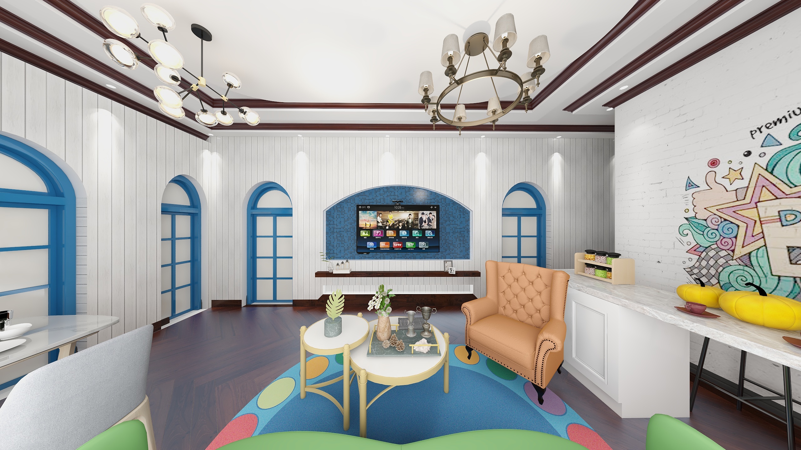 阿达木-瑞和园89.50㎡B户型3室2厅1卫-装修设计方案