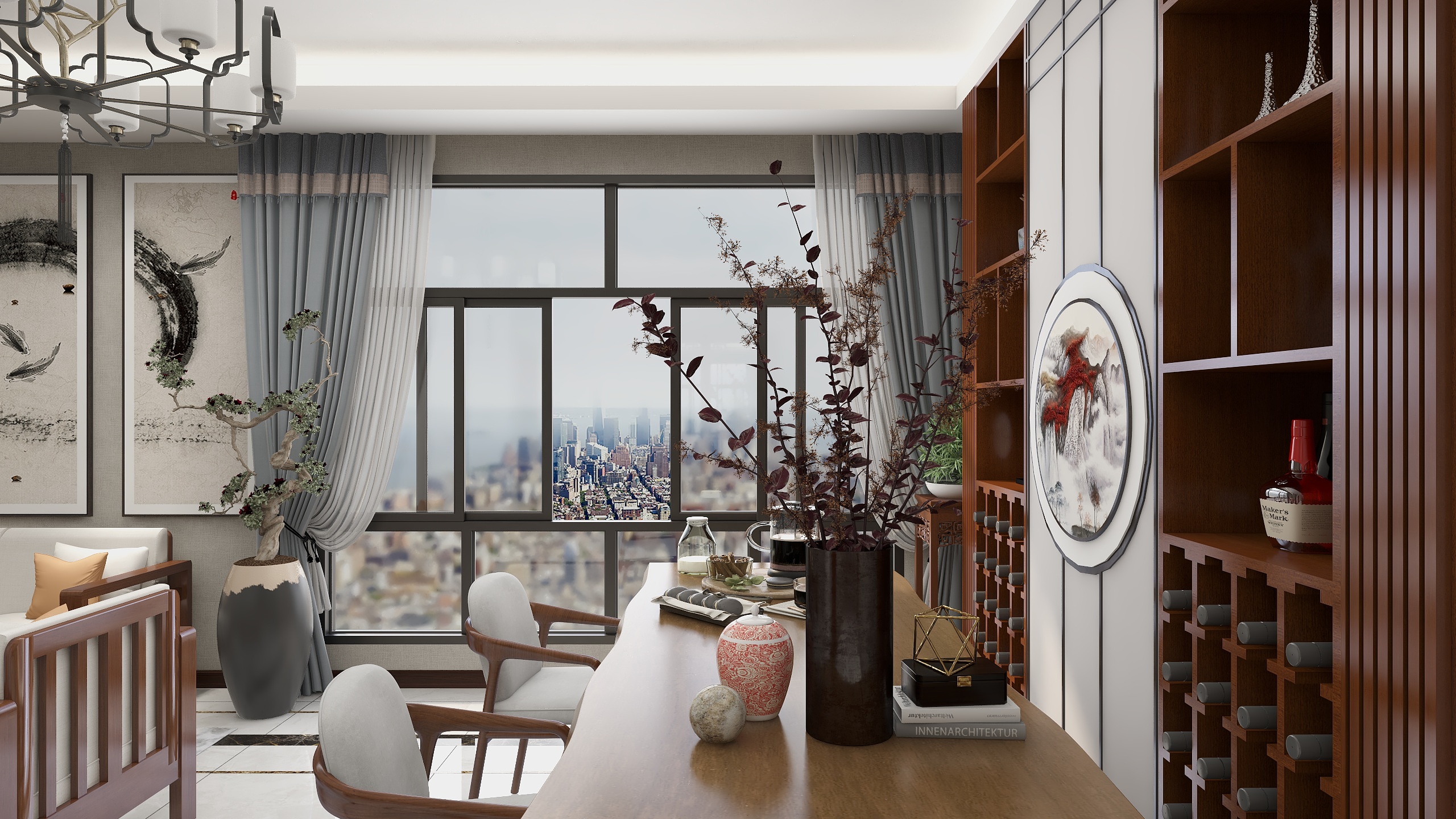 梵染-中式软装作业-装修设计方案