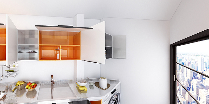 不锈钢橱柜家具-国际新城陈美女-装修设计方案