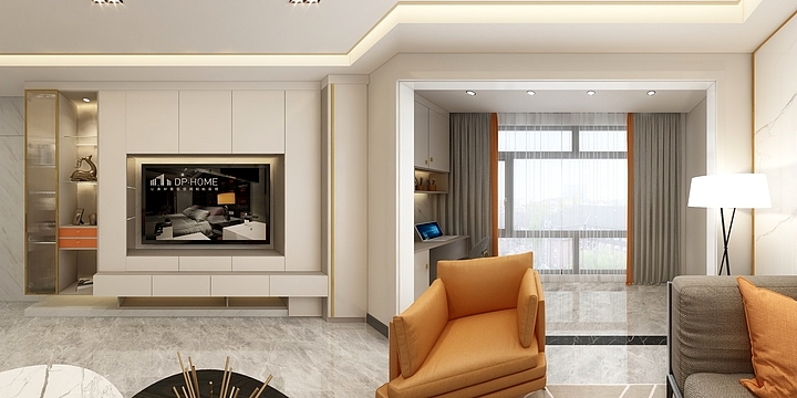 百得胜实木定制馆-德丰园10栋1楼-格陵兰-装修设计方案