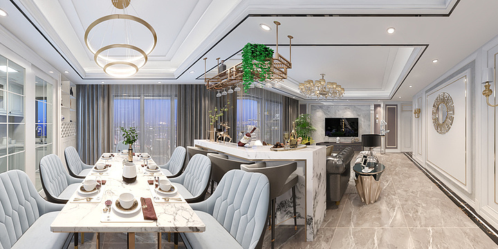 梁工13902898515-大都郡-装修设计方案