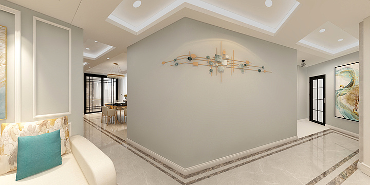 方靖A-金色龙湾-装修设计方案