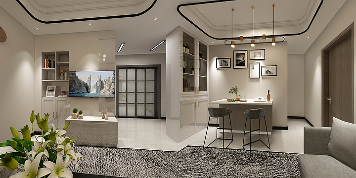 苏洛印象-铁道家园王总雅居-装修设计方案