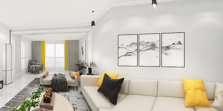 雅度建筑装饰-上东阳光二期 9-2-202-装修设计方案