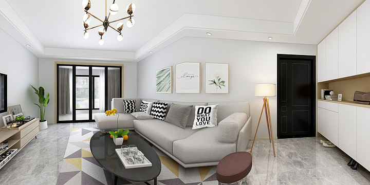 柚子味的西瓜-宝隆125北欧-装修设计方案